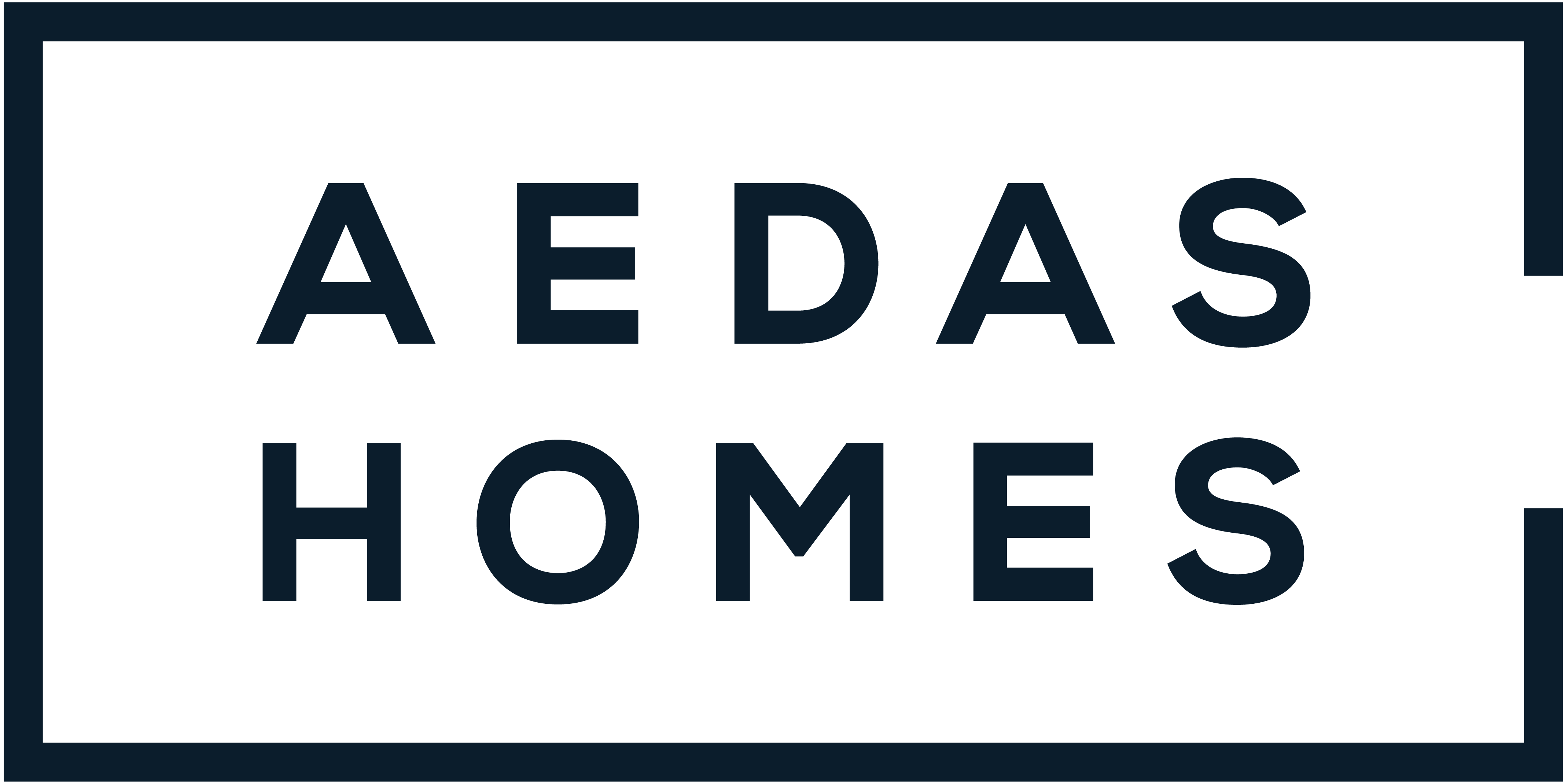 New logo aedas homes black